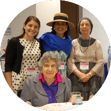 Women with Holocaust survivor.