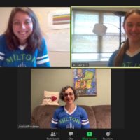 Zoom screen with Jessica Friedman, Marissa Gally, and Jen Margolis