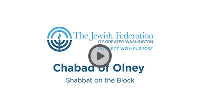 Chabad of Olney Pitch Video Thumbnail with Play Button
