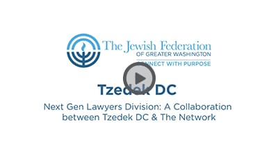 Tzedek DC Pitch Video with Play Button