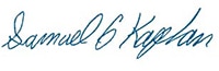 Samuel Kaplan Signature