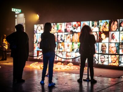 People looking at the Nova Exhibit