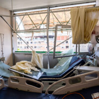 Damaged Hospital Room_Destruction at Soroka Medical Center in Be'er Sheva, Israel 63
