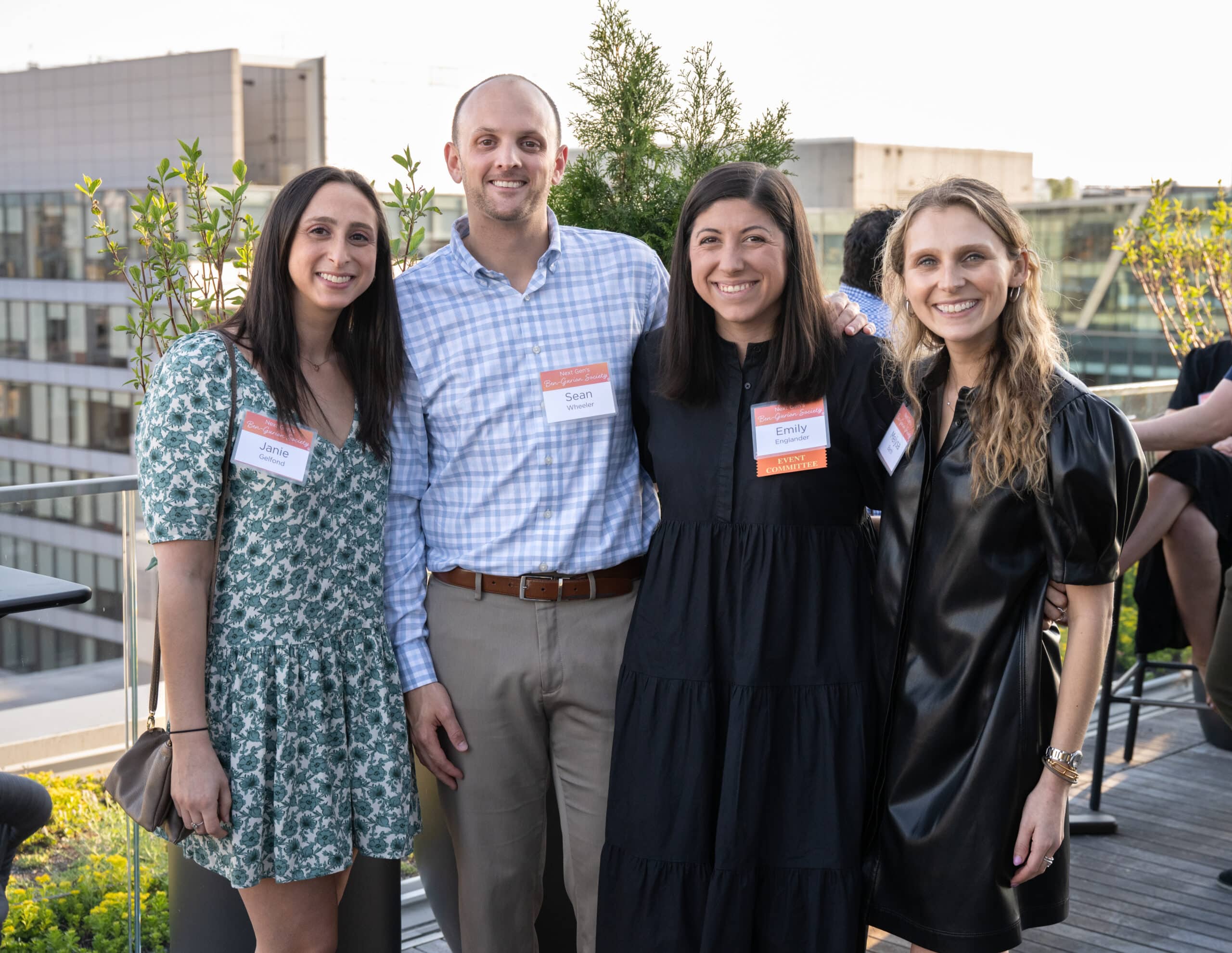 Group of Next Gen participants smiling with the backdrop of Greater Washington.
