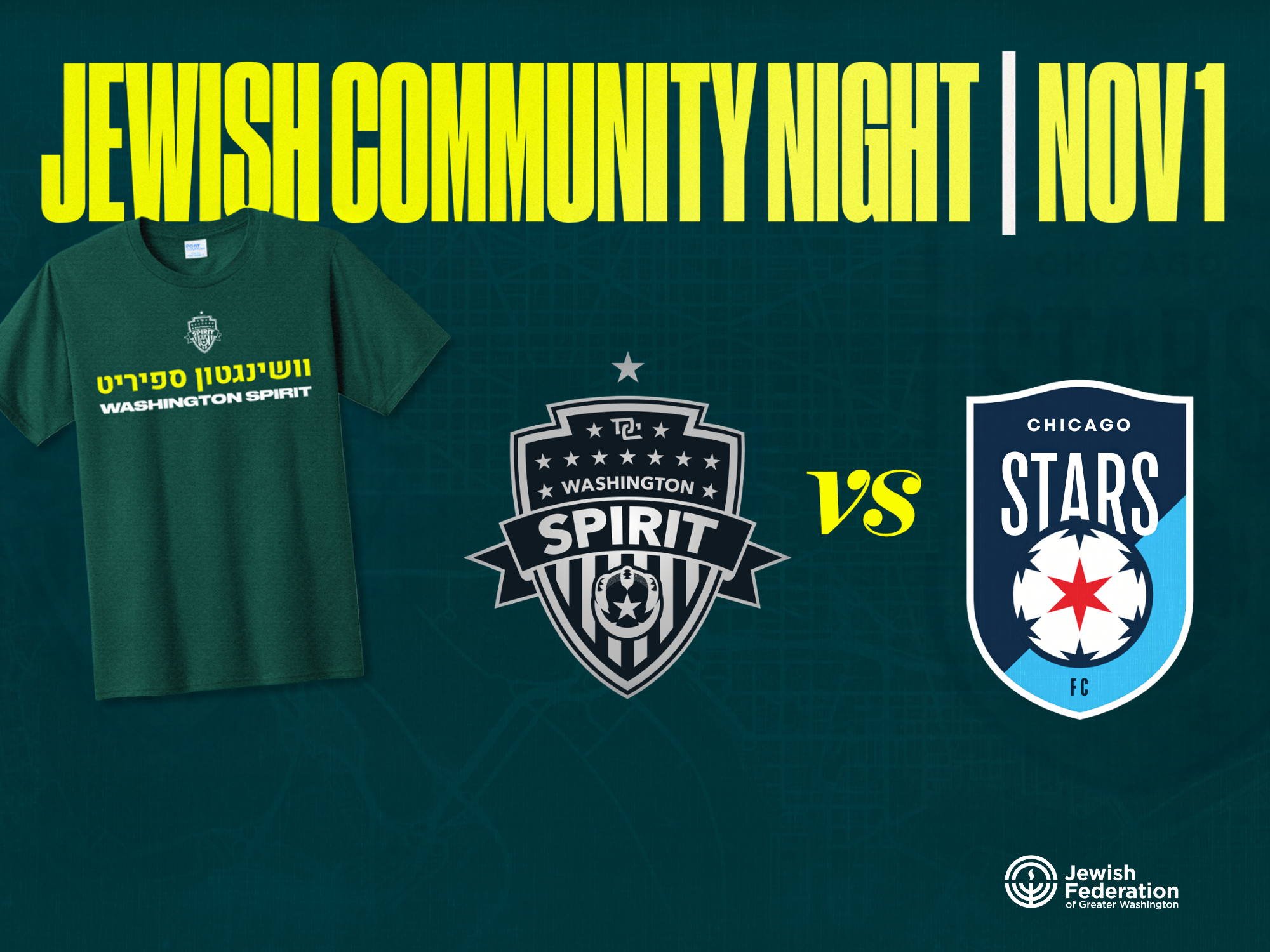 Jewish Community Night at the Washington Spirit